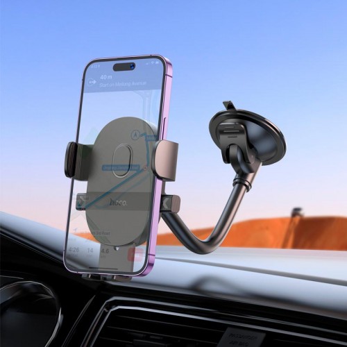 Держатель HOCO Mighty one-button car holder (windshield) H20