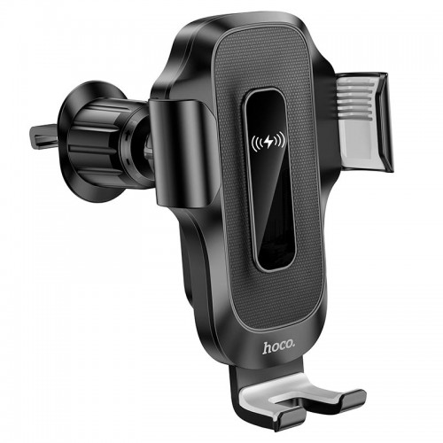 Тримач HOCO Wise wireless fast charging Car holder HW2 (air outlet) |5-15W| black