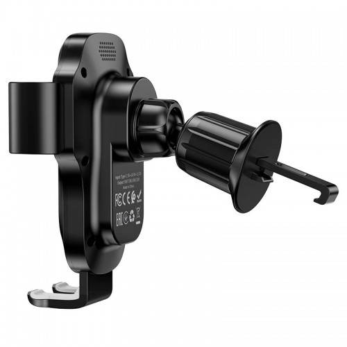 Тримач HOCO Wise wireless fast charging Car holder HW2 (air outlet) |5-15W| black