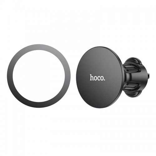 Тримач HOCO Fine jade RING magnetic Car holder H12 (air outlet) black