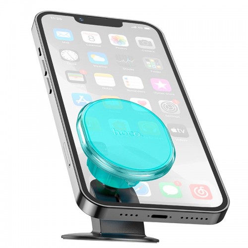 Тримач Hoco Crystal magnetic Car holder (center console) H2 ice mist