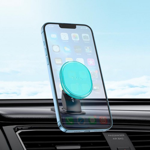 Тримач Hoco Crystal magnetic Car holder (center console) H2 ice mist