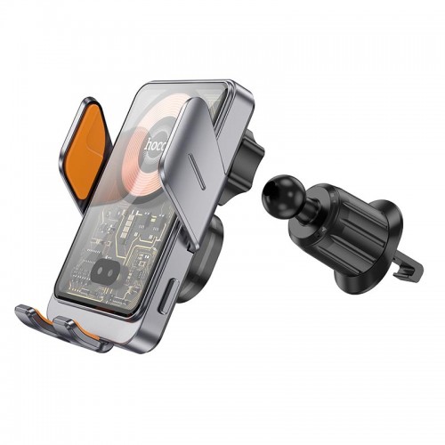 Держатель Hoco Transparent Discovery Edition wireless fast charging car holder (air outlet) HW7 |15W|