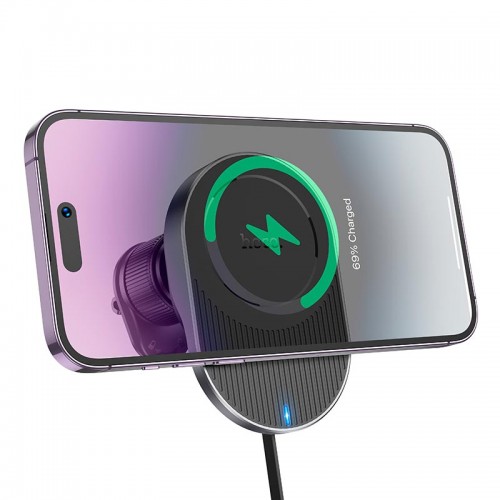 Держатель HOCO Guardian magnetic wireless fast charging car holder (air outlet) HW12 |15W|