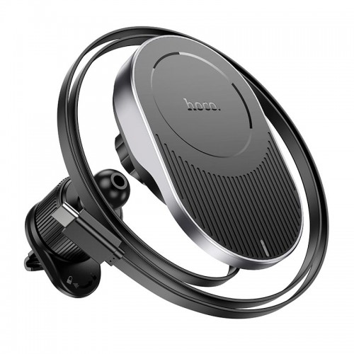 Держатель HOCO Guardian magnetic wireless fast charging car holder (air outlet) HW12 |15W|