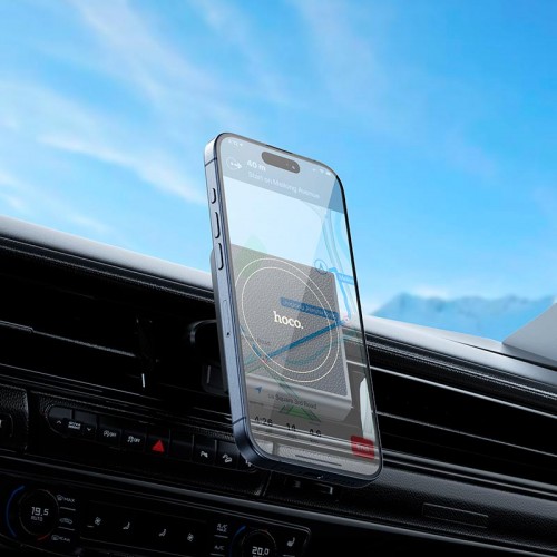 Держатель HOCO Precious ring magnetic car holder H46 (air outlet) |4.5-7"|