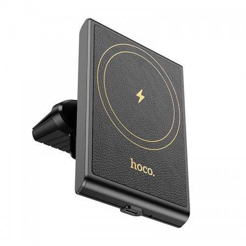 Держатель HOCO Precious magnetic wireless fast charging car holder HW19 (air outlet) |15W, 4.5-7"|