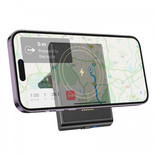 Держатель HOCO Precious magnetic wireless fast charging car holder HW19 (air outlet) |15W, 4.5-7"|