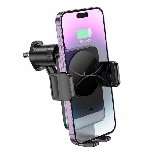 Держатель HOCO Speed wireless fast charging car holder HW13 (air outlet) |15W, 4.5-7"|