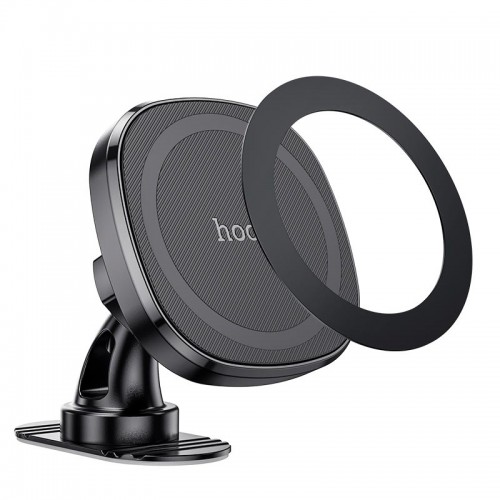 Тримач HOCO Cheetah magnetic ring Car holder H35 (center console) black