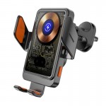 Держатель Auto open-close Прозрачная Беспроводная Зарядка T11 |15W| черный