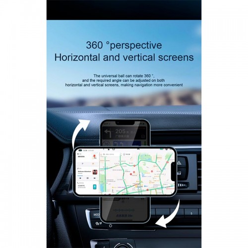 Держатель Auto open-close Transparent Wireless Charger T11 |15W|