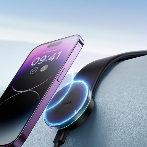 Держатель Baseus C02 Pro Series Magnetic Wireless Charging Car |15W| (C40156000111-00)