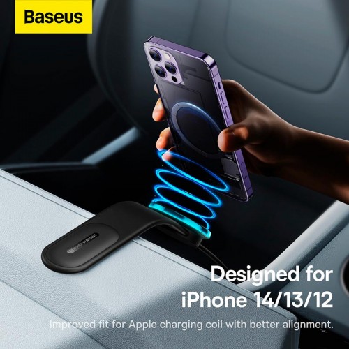 Держатель Baseus C02 Pro Series Magnetic Wireless Charging Car |15W| (C40156000111-00)