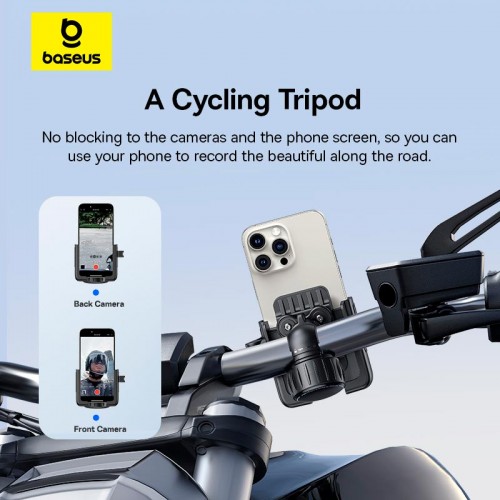 Тримач Baseus Gotrip Series Bike Phone Mount black