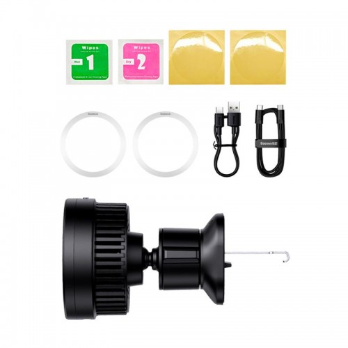 Держатель Baseus MagPro Magnetic Wireless Charging Car Mount Air Vent Version 15W