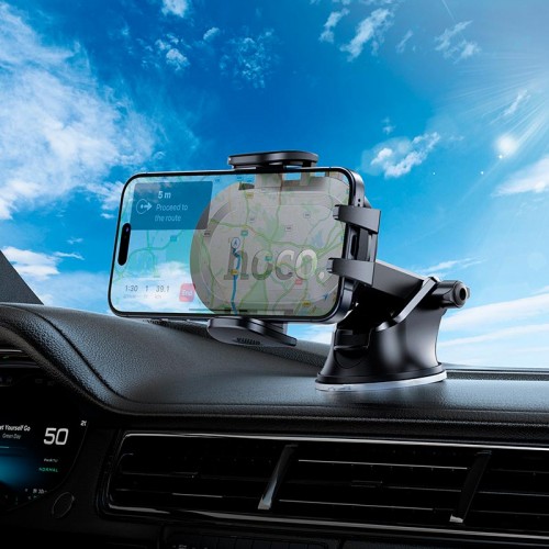 Держатель HOCO Brusco ultra-thin push-type car holder (center console) H54 |4.5-7"|