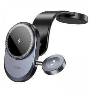 Держатель HOCO Excelso 2-in-1 wireless fast charging car holder HW28 (center console) |15W, 4.5-7"|