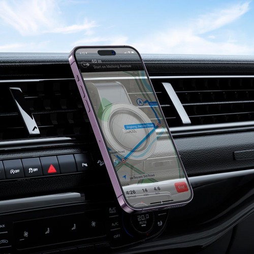 Держатель HOCO Show ring magnetic car holder H59 (L Type air outlet) |4.3-7"|