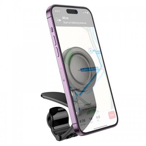 Тримач HOCO Show ring magnetic Car holder H60 (dashboard) |4.6-7"| black