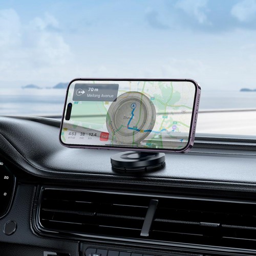 Держатель HOCO Show folding ring magnetic car holder H61 (dashboard) |4.5-7"|