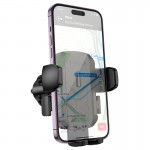Тримач Hoco Gamble one-button Car holder H64 (air outlet) |4.5-7"| black