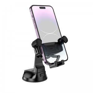 Тримач Hoco Gamble gravity linkage Car holder H67 (center console) |4.5-7"| black