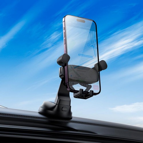 Держатель HOCO Gamble gravity linkage car holder H67 (center console) |4.5-7"|