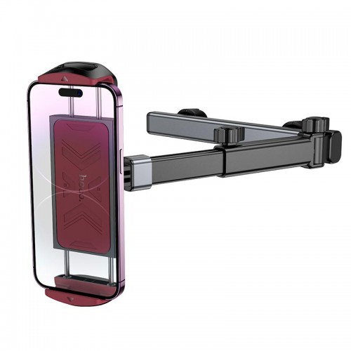 Тримач Hoco Gamble telescopic tablet Car holder H69 (rear pillow) |4.5-13"| black-red