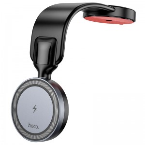 Держатель HOCO Totem ring magnetic wireless fast charging car holder HW29 (center console) |4.5-7", 15W|