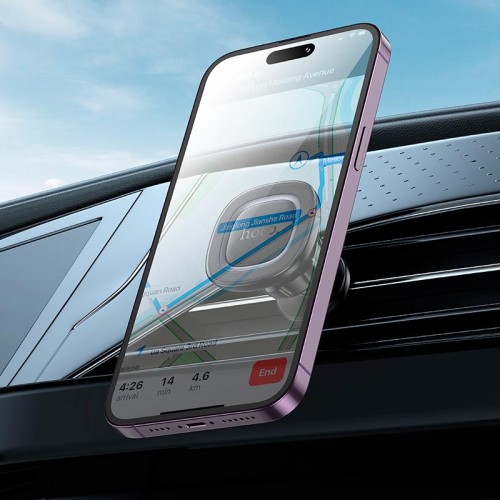 Тримач Hoco Crown magnetic Car holder (air outlet) H72 |4.5-7"| black