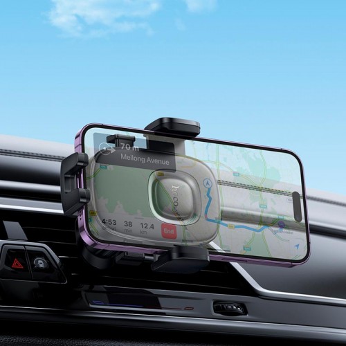Держатель HOCO Crown one-button car holder (air outlet) H75 |4.5-7"|