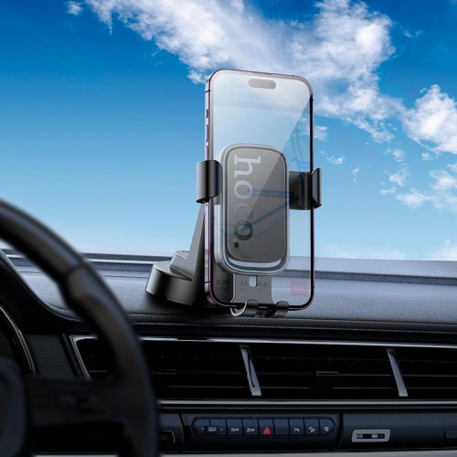 Тримач HOCO Vista Gravity Car holder (center console) H81 |6.1-7"| black