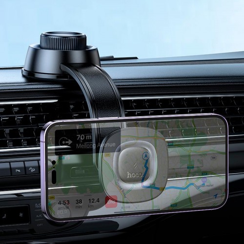 Держатель HOCO Crown magnetic wireless charging car holder (center console) HW31 |4.5-7", 15W|