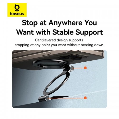 Тримач Baseus MagPro Series II Magnetic Car Mount Stick-on Version black