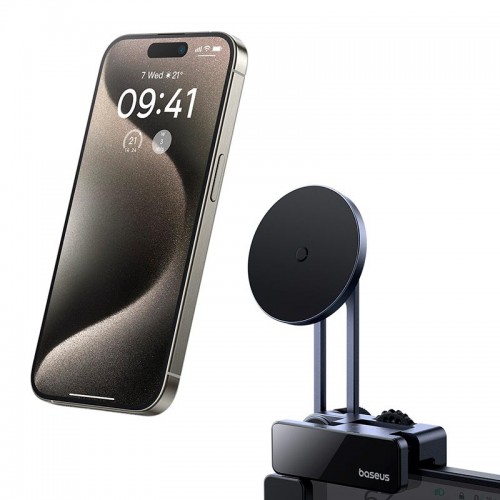 Тримач Baseus MaxView Magnetic Car Mount for In-Vehicle Infotainment Screen grey