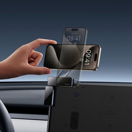 Тримач Baseus MaxView Magnetic Car Mount for In-Vehicle Infotainment Screen grey
