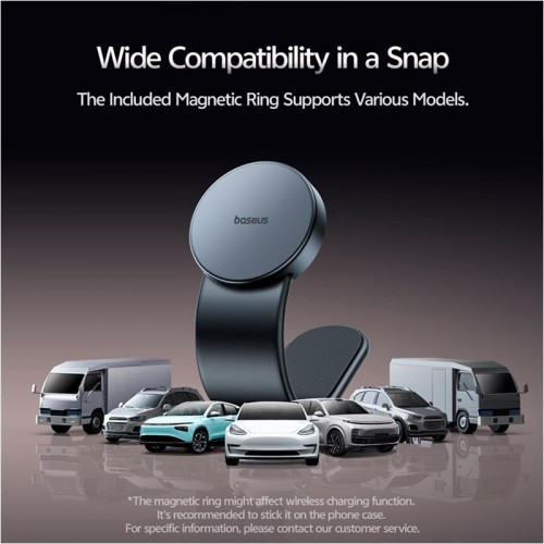 Тримач Baseus PrimeTrip Magnetic Car Mount (Android Version) Stick-on Type C02 black