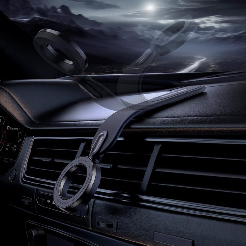 Тримач Baseus PrimeTrip Series Go Magnetic Car Phone Mount (Stick-on Type) C02 black