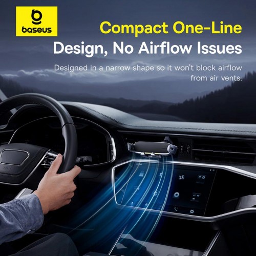 Тримач Baseus UltraControl Gravity Car Mount for Foldable Phone grey