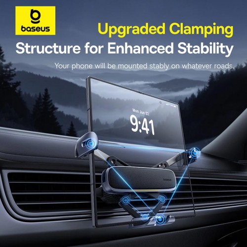 Тримач Baseus UltraControl Gravity Car Mount for Foldable Phone grey