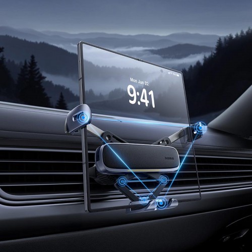 Тримач Baseus UltraControl Gravity Car Mount for Foldable Phone grey