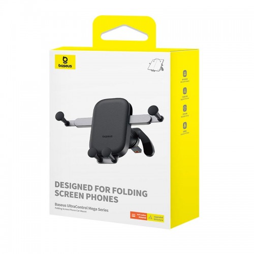 Тримач Baseus UltraControl Mega Series Folding Screen Phone Car Mount black