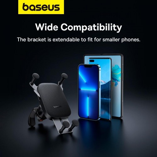 Тримач Baseus UltraControl Mega Series Folding Screen Phone Car Mount black