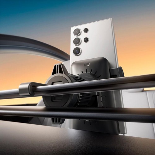 Держатель Baseus Wisdom Pro Auto Coil Alignment Car Mount Wireless Charger (Air Outlet Version) |15W|