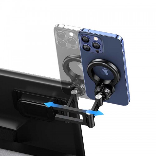 Тримач USAMS Magnetic Car Phone Holder US-ZJ076 (Center Console) black