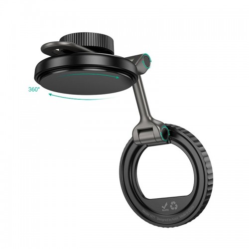 Держатель HOCO View folding magnetic ring car holder(center console) H77