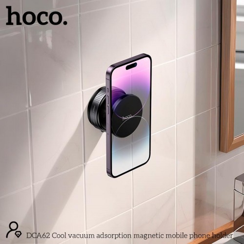 Тримач HOCO Cool vacuum adsorption magnetic mobile phone holder DCA62 black