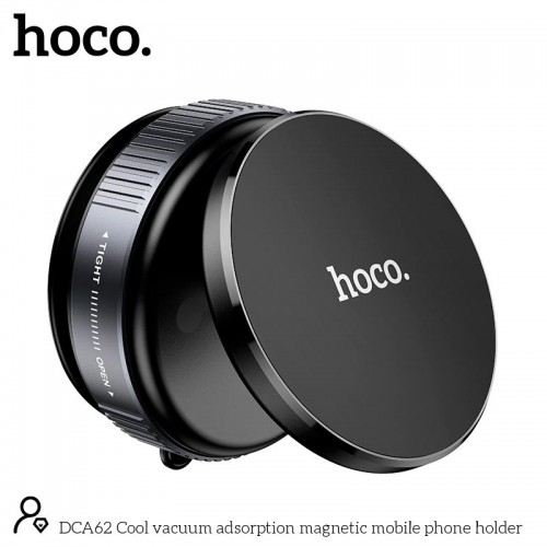 Тримач HOCO Cool vacuum adsorption magnetic mobile phone holder DCA62 black