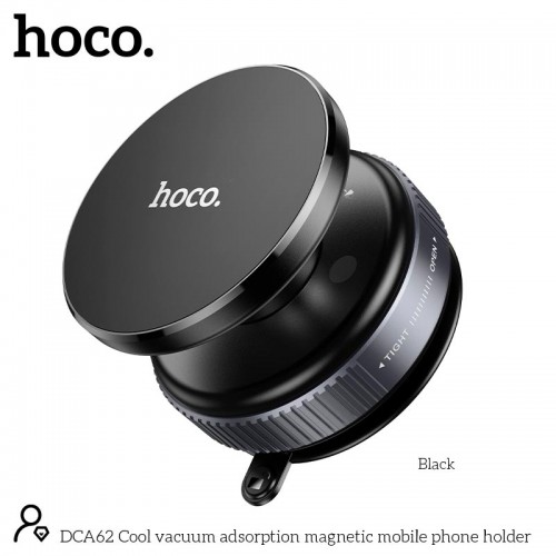Тримач HOCO Cool vacuum adsorption magnetic mobile phone holder DCA62 black